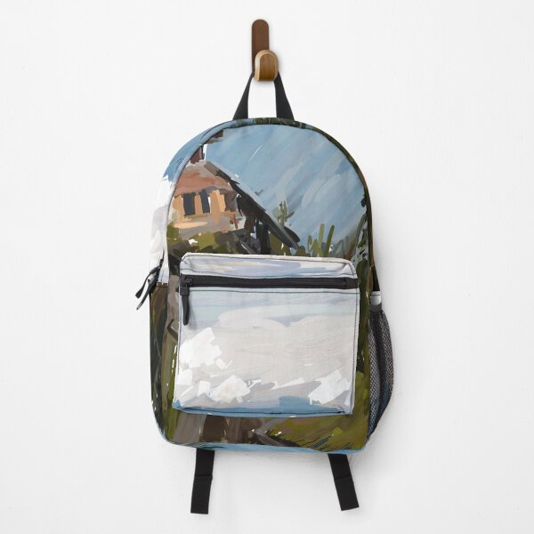 Item preview, Mountain House Landscape Painting designed and sold by KARTICK DUTTA.