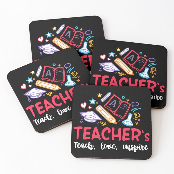 Item preview, Teacher : teach love inspire designed and sold by Eriksonshop.