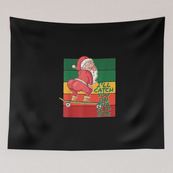 Item preview, Santa Skateboard Funny Christmas Skate Skateboarding Sticker designed and sold by clarepaulaji64.