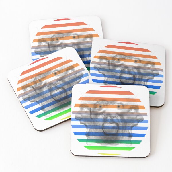 Item preview, Three faces with three sides in a colored circle designed and sold by Bigrow.