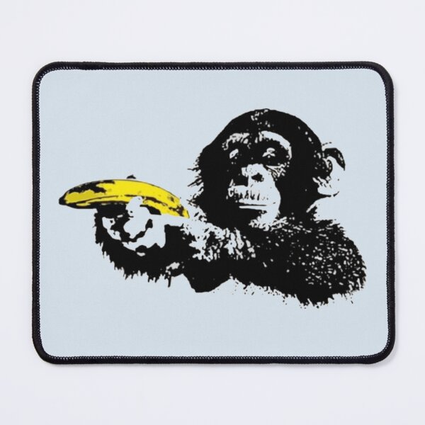 Item preview, Banksy Banana Monkey designed and sold by Marianaggdyang.