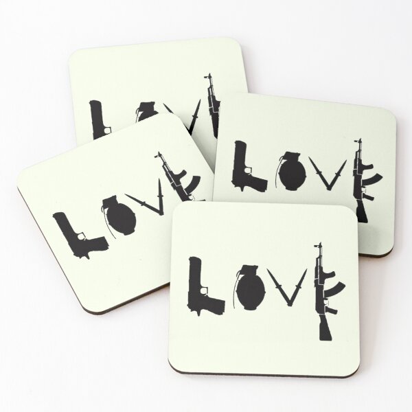 Item preview, Banksy Love Guns designed and sold by Marianaggdyang.