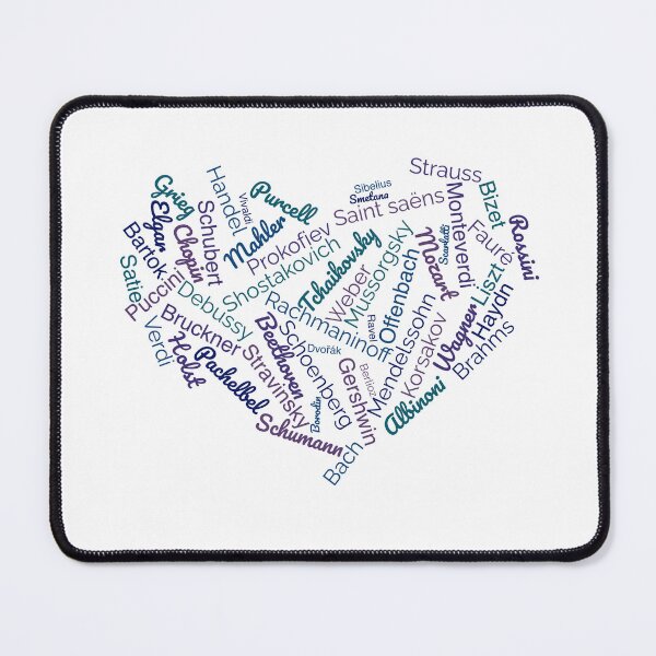 Item preview, 50 Composers - dark colors designed and sold by Musicianst0re.