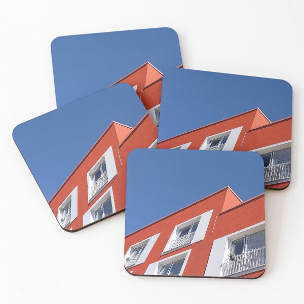 Item preview, Red house with blue sky designed and sold by Ninaeva.