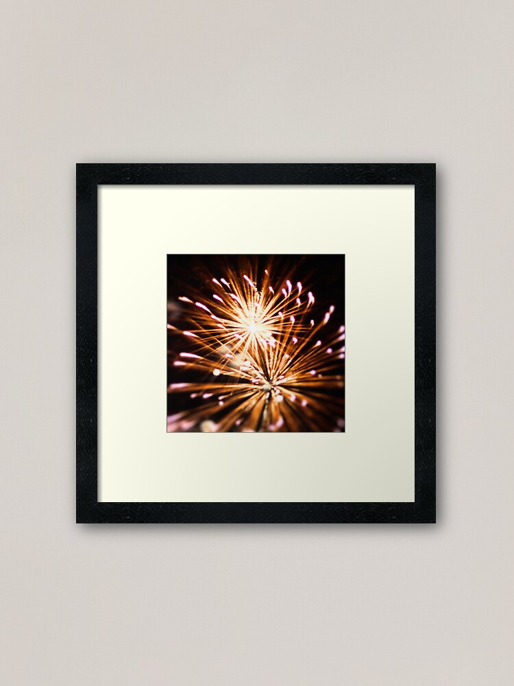 Alternate view of Fireworks - Sparkler Framed Art Print