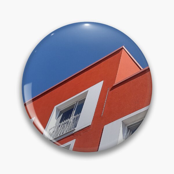 Item preview, Red house with blue sky designed and sold by Ninaeva.