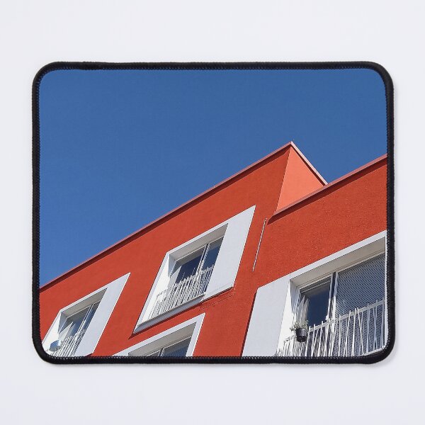 Item preview, Red house with blue sky designed and sold by Ninaeva.