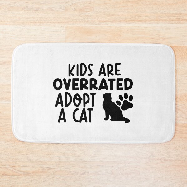 Item preview, Kids Are Overrated Adopt A Cat designed and sold by Isabelle-Anne.