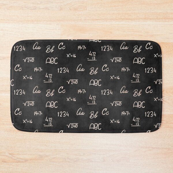 Item preview, Back To School Pattern Chalkboard 5 designed and sold by NobleForte.