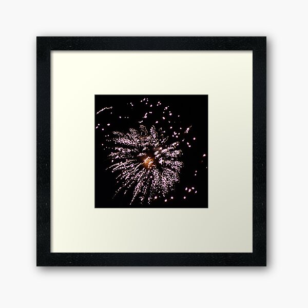 Exploding galaxies - big bang Framed Art Print
