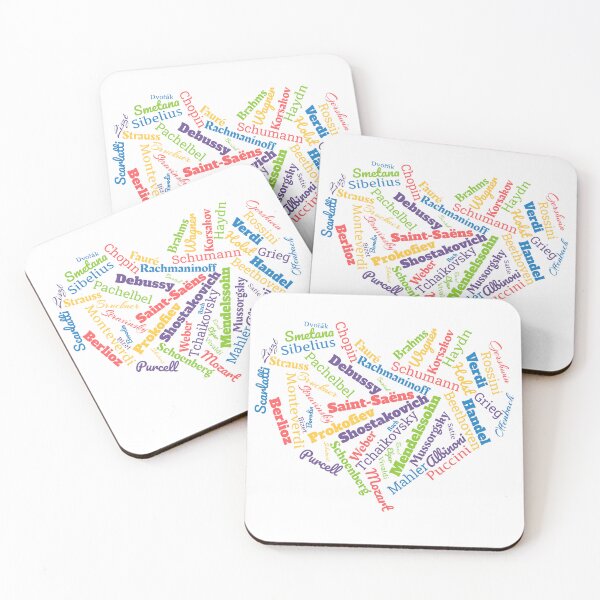 Item preview, 50 Composers - colorful  designed and sold by Musicianst0re.