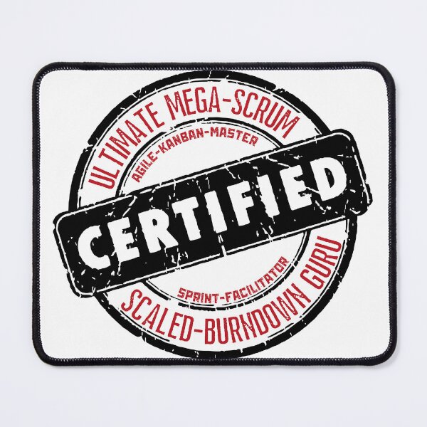 Item preview, Certified Ultimate Mega Scrum Agile Kanban Master Sprint Facilitator Scaled Burndown Guru designed and sold by trendingatees.