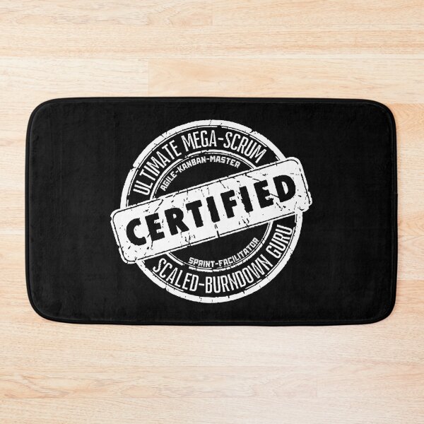 Item preview, Certified Ultimate Mega Scrum Agile Kanban Master Sprint Facilitator Scaled Burndown Guru designed and sold by trendingatees.