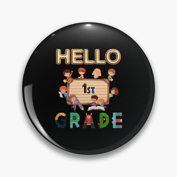 Item preview, Hello 1st Grade First Day Of School Team designed and sold by Alieso.