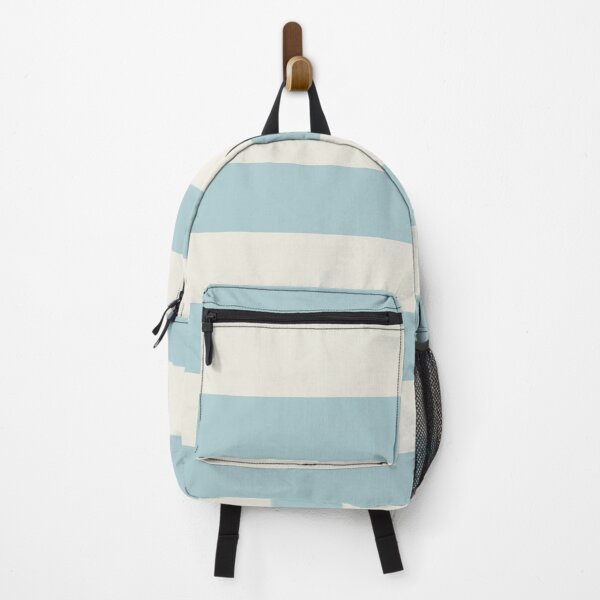 Item preview, Medium DUCK EGG BLUE and CREAM Horizontal STRIPES designed and sold by RachelMacht.
