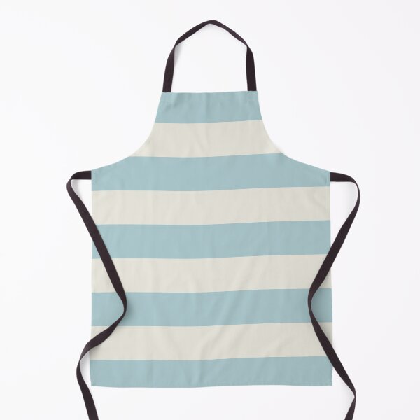 Item preview, Medium DUCK EGG BLUE and CREAM Horizontal STRIPES designed and sold by RachelMacht.