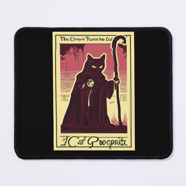 Item preview, Black Cat Grim Reaper Tarot Card designed and sold by brandonpickus.