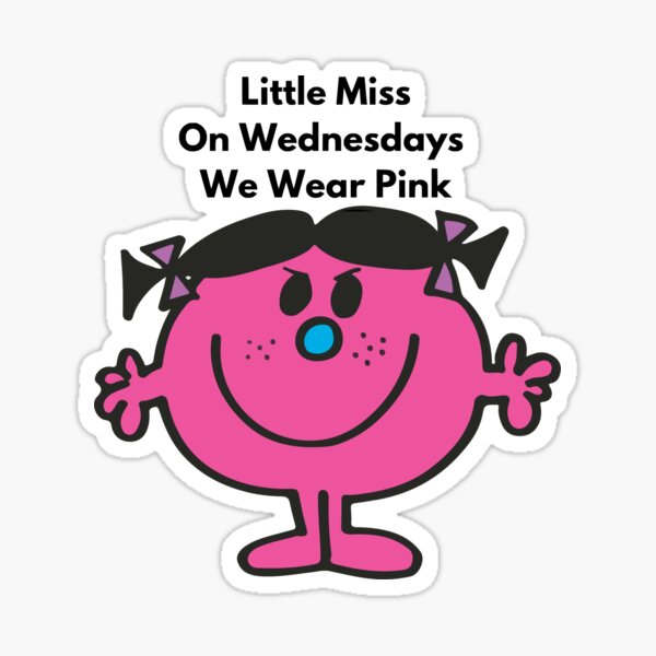 little-miss-mean-girls-sticker-for-sale-by-moxiemandi-redbubble