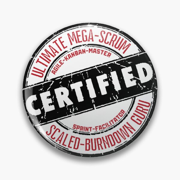 Item preview, Certified Ultimate Mega Scrum Agile Kanban Master Sprint Facilitator Scaled Burndown Guru designed and sold by trendingatees.