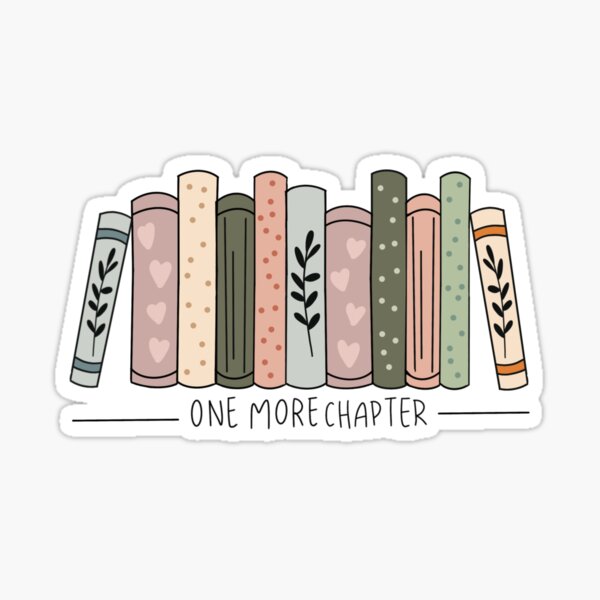 Item preview, stack of books, one more chapter  designed and sold by madebyhdesign.