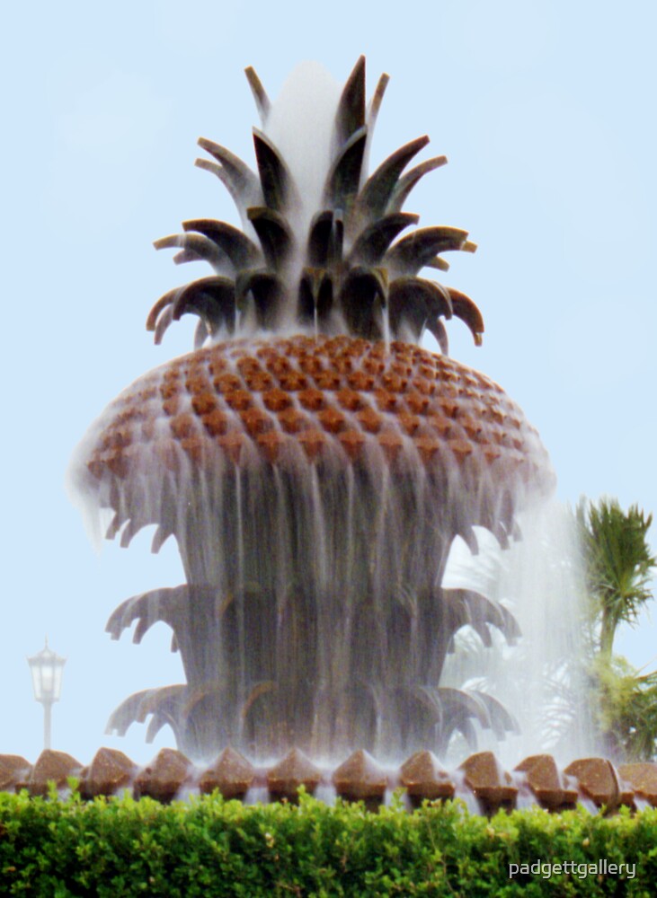 "Charleston Pineapple Fountain" by Benjamin Padgett Redbubble