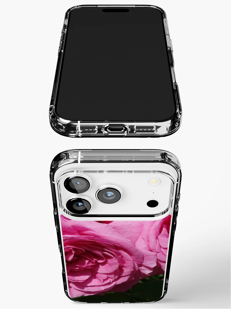 Thumbnail 3 of 5, iPhone Case, Pink Roses designed and sold by pluspixels.