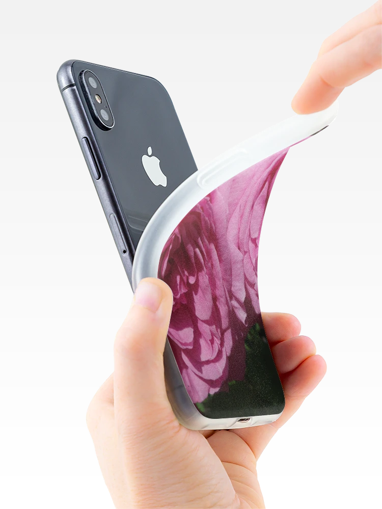 Thumbnail 4 of 5, iPhone Case, Pink Roses designed and sold by pluspixels.