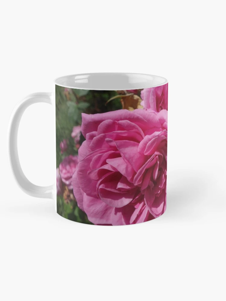 Thumbnail 5 of 6, Coffee Mug, Pink Roses designed and sold by pluspixels.
