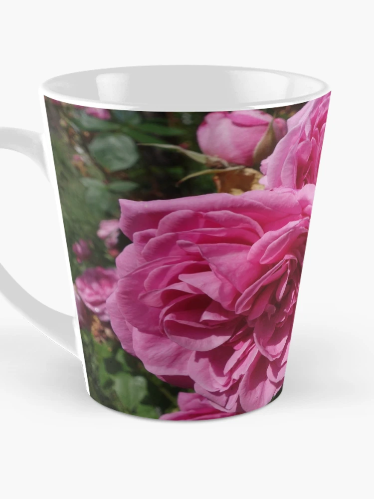 Thumbnail 3 of 4, Coffee Mug, Pink Roses designed and sold by pluspixels.