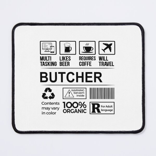 Item preview, butcher T Shirt, MultiTasking Certified Job Gift Item, Job Profession,Mens Womens Girls Dad, butcher Christmas Birthday Gift designed and sold by xlnv.