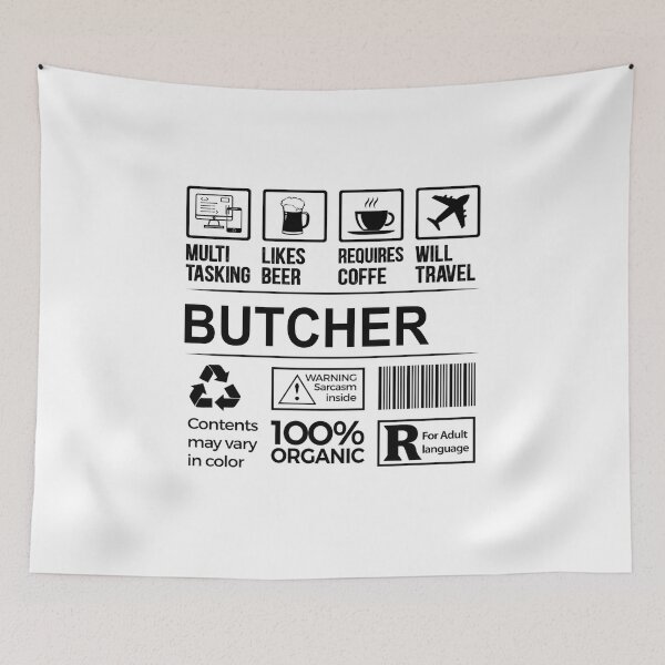 Item preview, butcher T Shirt, MultiTasking Certified Job Gift Item, Job Profession,Mens Womens Girls Dad, butcher Christmas Birthday Gift designed and sold by xlnv.