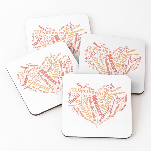 Item preview, 50 Composers - orange colors designed and sold by Musicianst0re.