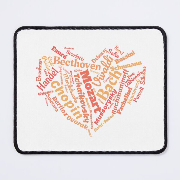 Item preview, 50 Composers - orange colors designed and sold by Musicianst0re.