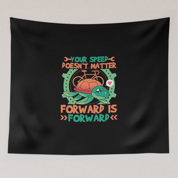 Aperçu de l'œuvre Turtle Cycling Forward est un cadeau parfait pour Forwar Sticker créée et vendue par cleobevdk.