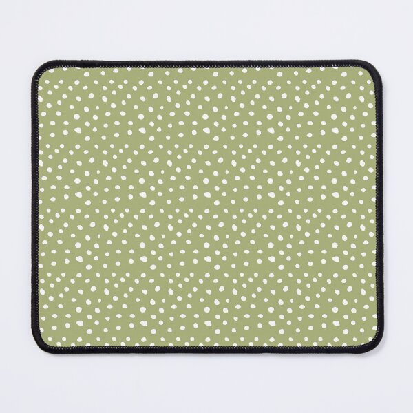 Item preview, Extra Small White On Green Polka Dots Pattern designed and sold by Terisdesign.