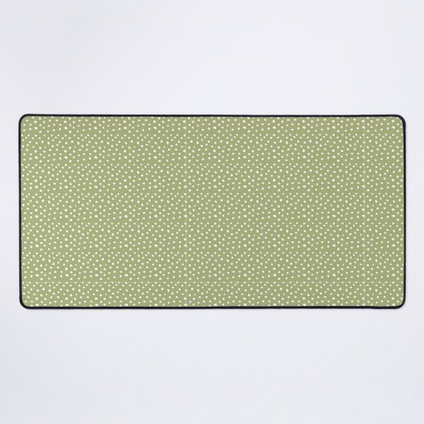 Item preview, Extra Small White On Green Polka Dots Pattern designed and sold by Terisdesign.
