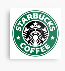 Starbucks Logo Metalldruck
