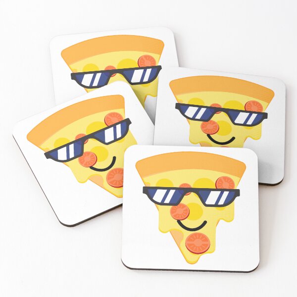 Item preview, Slice of pizza with glasses designed and sold by lakokakr.