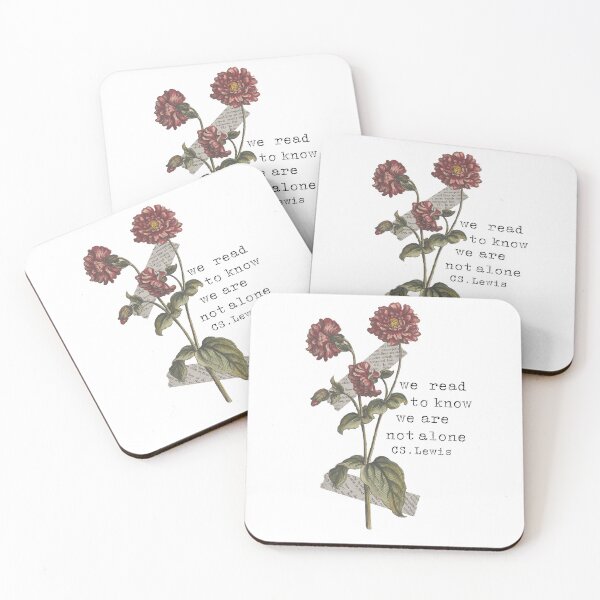 Aperçu de l'œuvre nous lisons pour savoir que nous ne sommes pas seuls cs lewis créée et vendue par madebyhdesign.