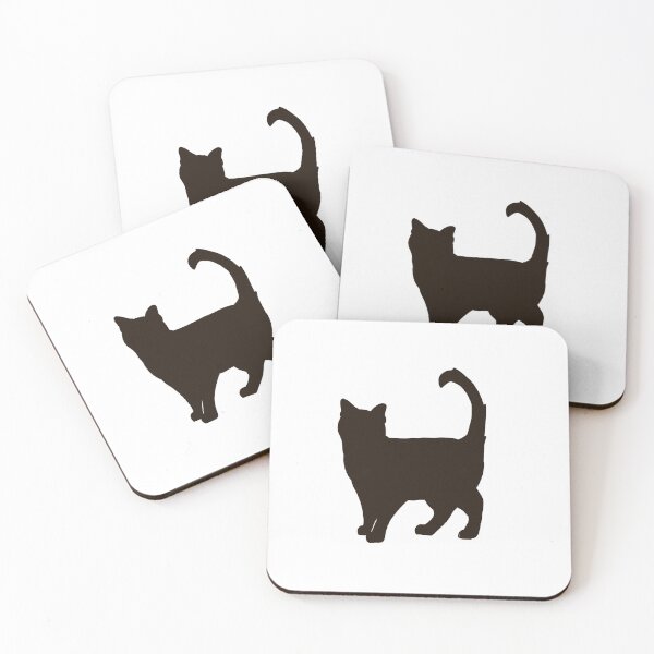 Artikelvorschau, Katzensilhouette entworfen und verkauft von Kaleikaydesign.