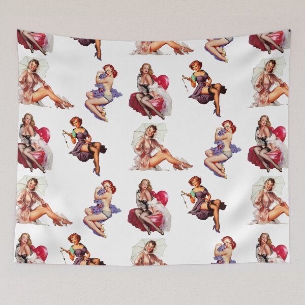Artikelvorschau, Xzendor7 Foto-Restaurierung Gil Elvgren Pinup Girl Sticker Pack Set 02 entworfen und verkauft von Xzendor7 Digital Art Creations.