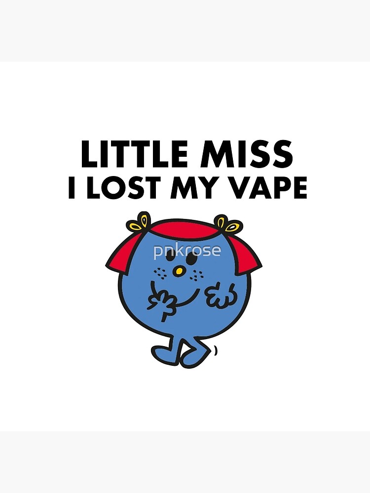 Impression rigide for Sale avec l'uvre  petite mademoiselle j'ai perdu ma  vape  de l'artiste pnkrose | Redbubble
