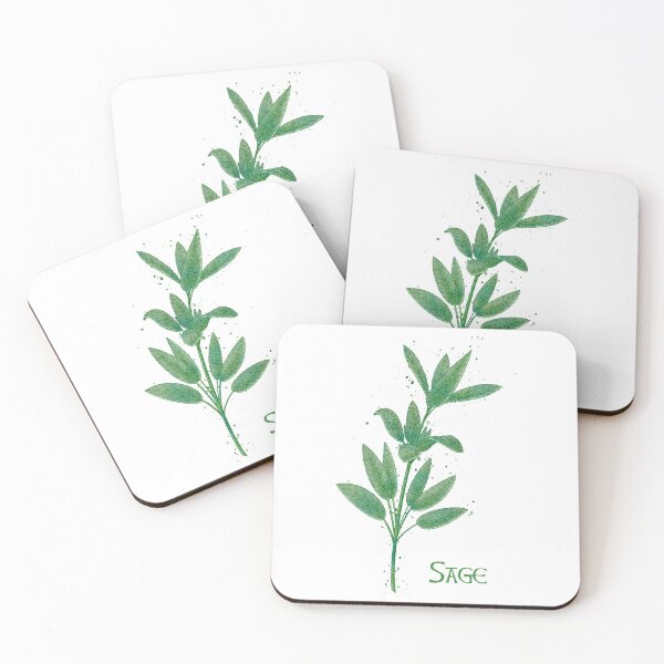 Item preview, Watercolor Culinary Herbs: Sage designed and sold by LittleSunShoppe.