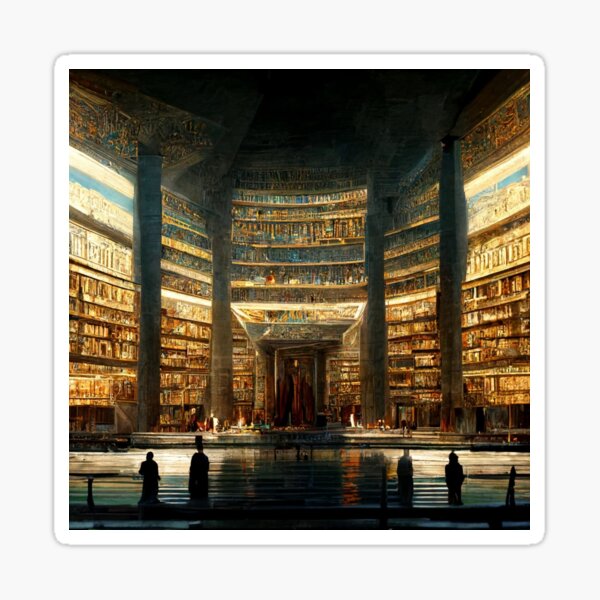 Artikel-Vorschau von Die Bibliothek von Alexandria, designt und verkauft von PoisonBivy.