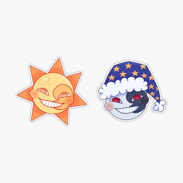 FNAF:SB Sun and Moon Animatronic Stickers -  Sweden