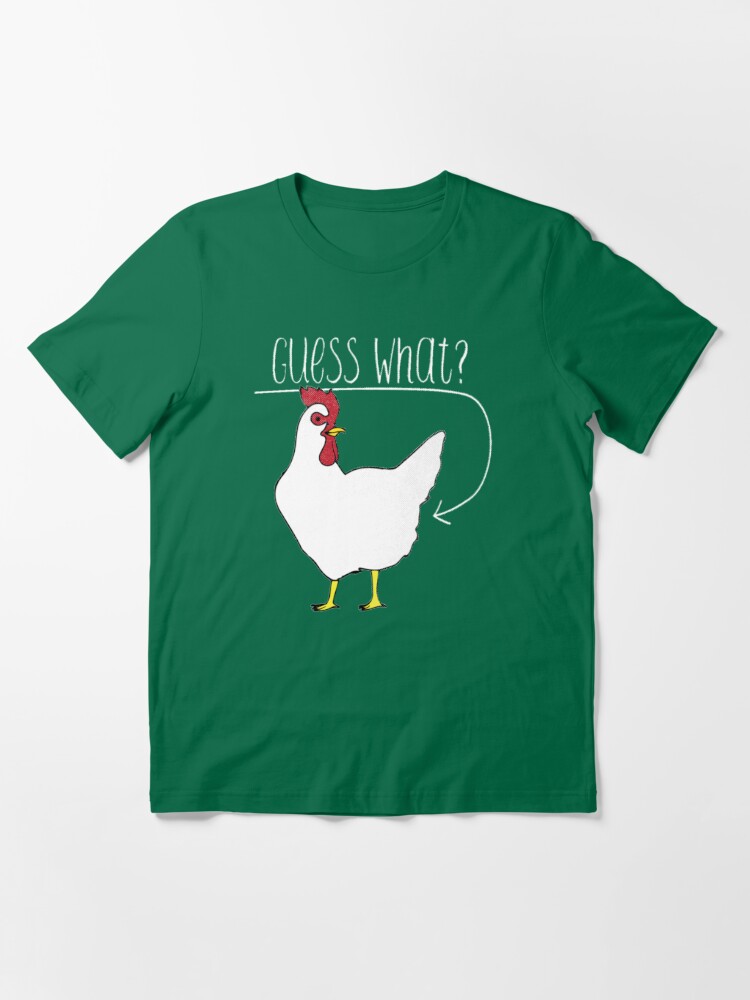 Joke Youth Vintage T-Shirt Funny Chicken Butt Shirt Youth Guess What 