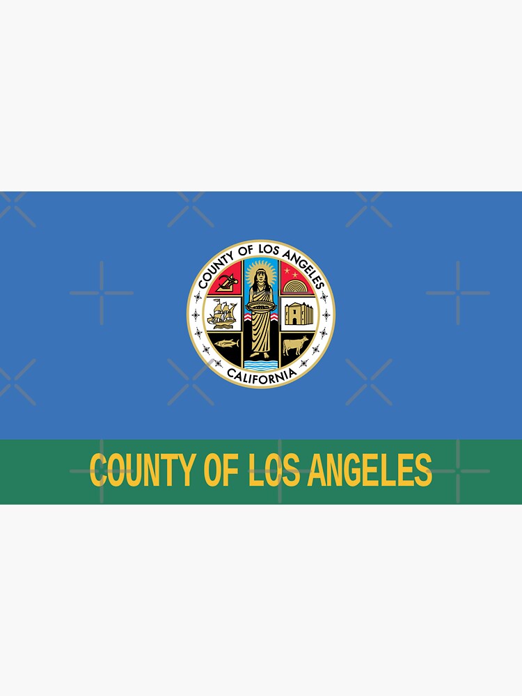 "Flag of Los Angeles County, California, USA" Sticker for Sale by mo91 Redbubble