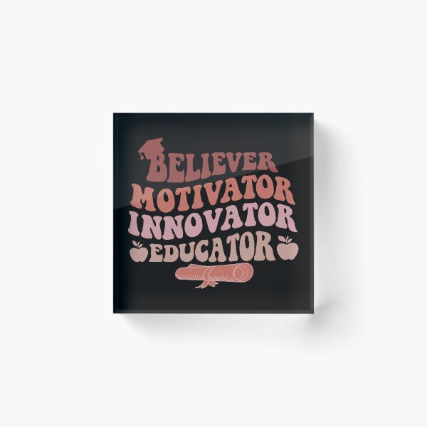 Item preview,  Believer Motivator Innovator Educator designed and sold by YaassDesign.