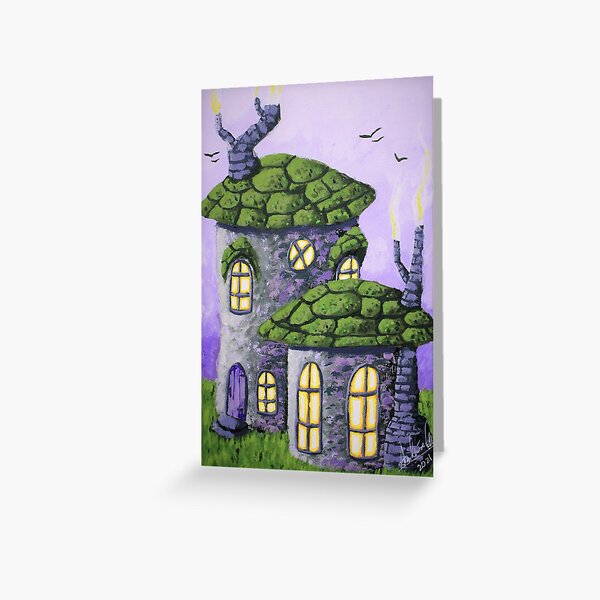 turtle-shell-house-greeting-card-for-sale-by-whymsical-b-redbubble