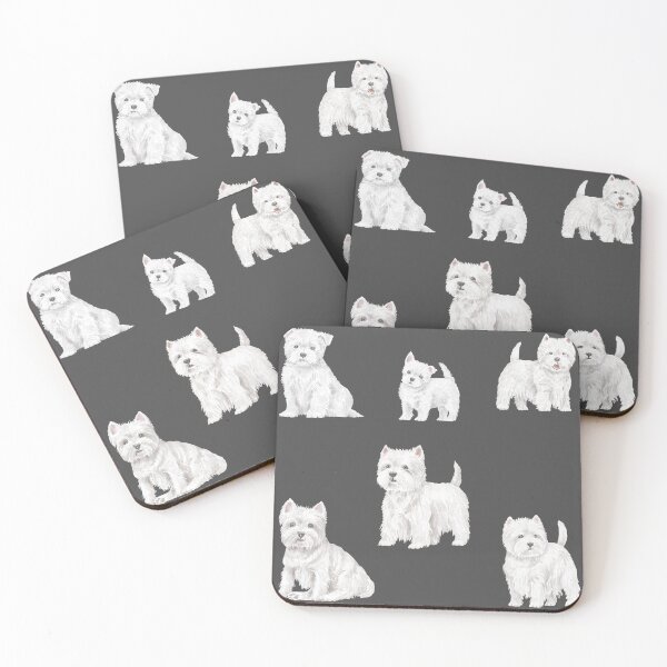 Item preview, West Highland White Terrier Dog sticker sheet designed and sold by MameDesign.